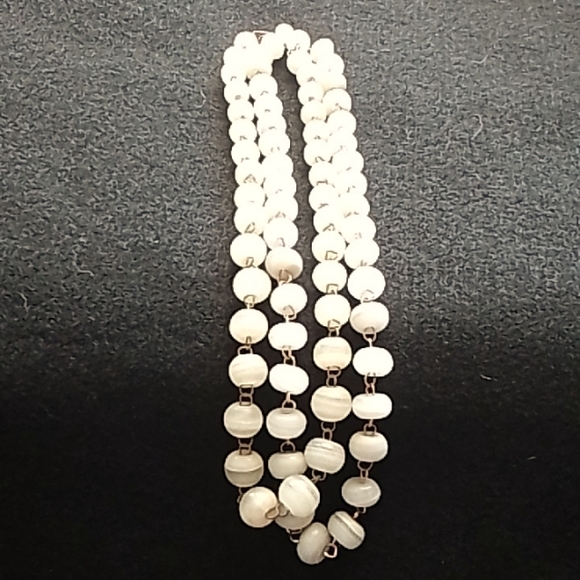 Jewelry - Vintage/Antique CZESOLVAKIA OBLIQUE GLASS Handcrafted Necklaces 16" and 18"